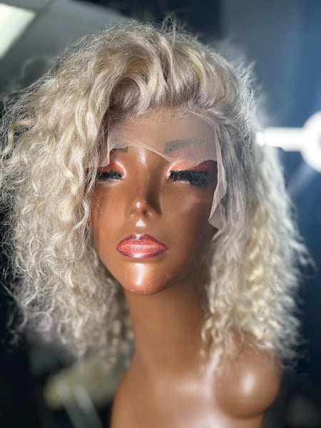 Curly Blonde Wig
